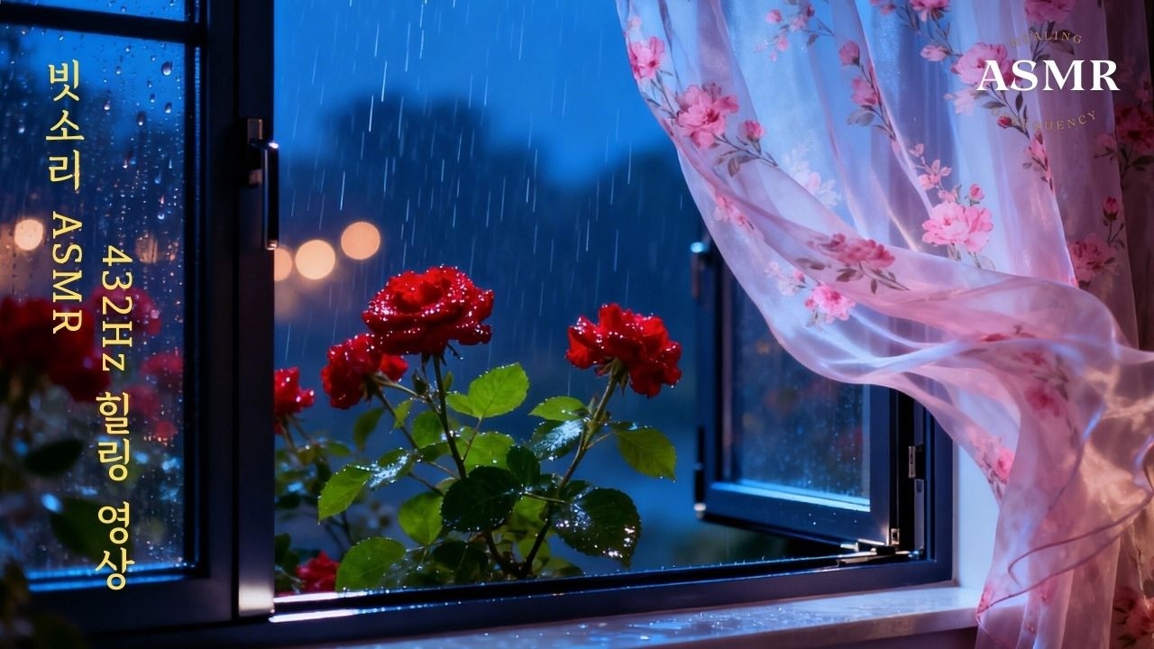 빗소리 432Hz 주파수 라이브🌙힐링 명상음악  깊은 휴식과 안정 Rain Sounds 432Hz Live🌙Healing Meditation Music Deep Relaxation