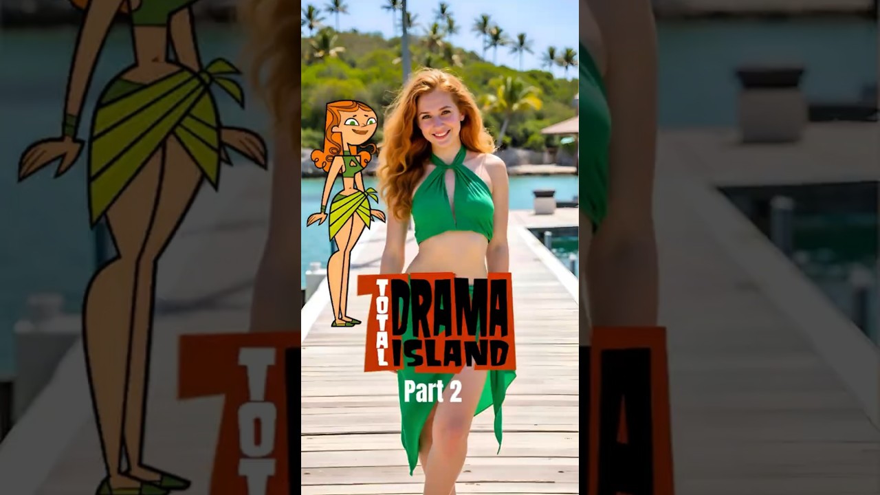 Total Drama in Real Life?! 🤪🖤🏄 AI Transforms Them All! 🍔🏋️&zwj;♀️ #ai #totaldramaisland #cartoonnetwork