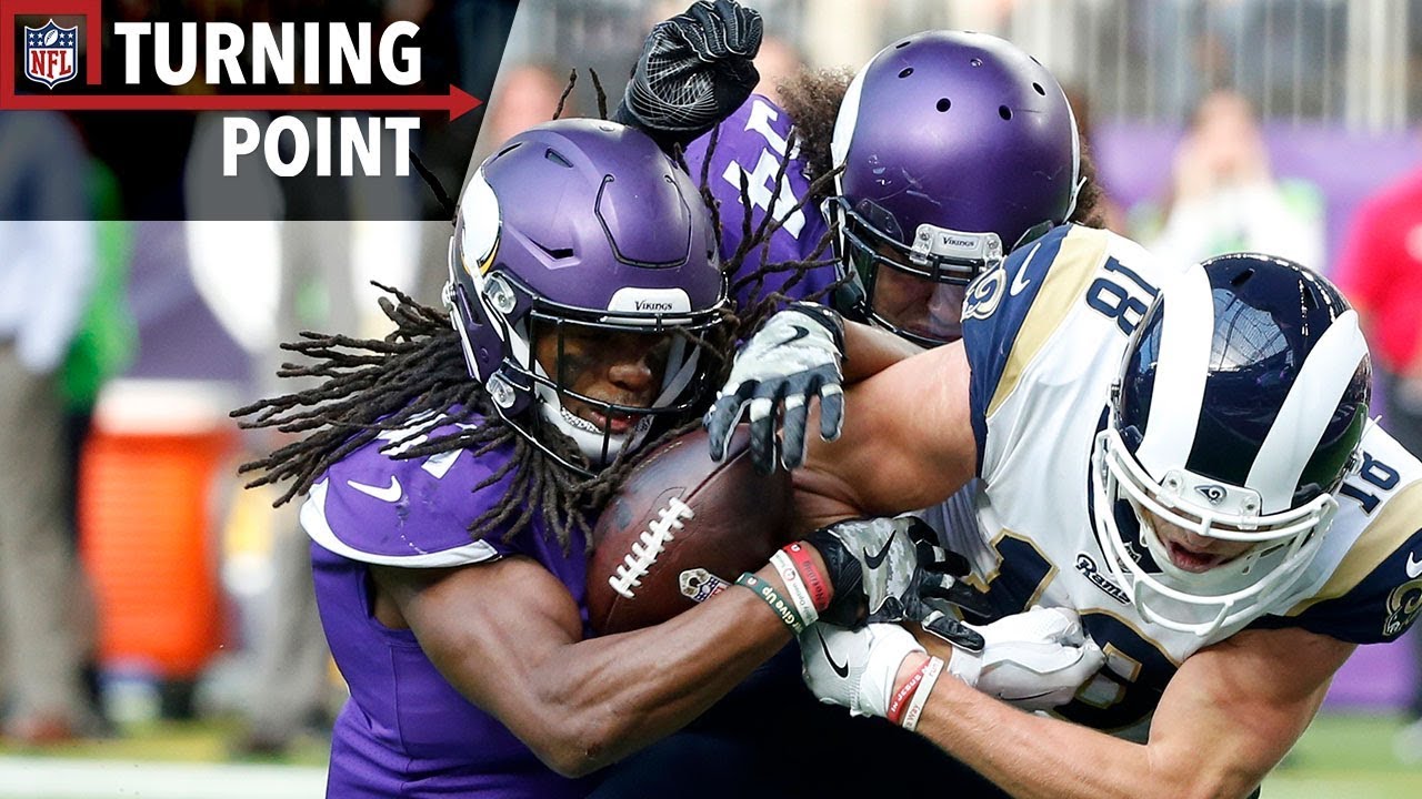 Vikings' Goal Line Forced Fumble Turns the Tide vs. the Rams (Week 11) | NFL turning Point
