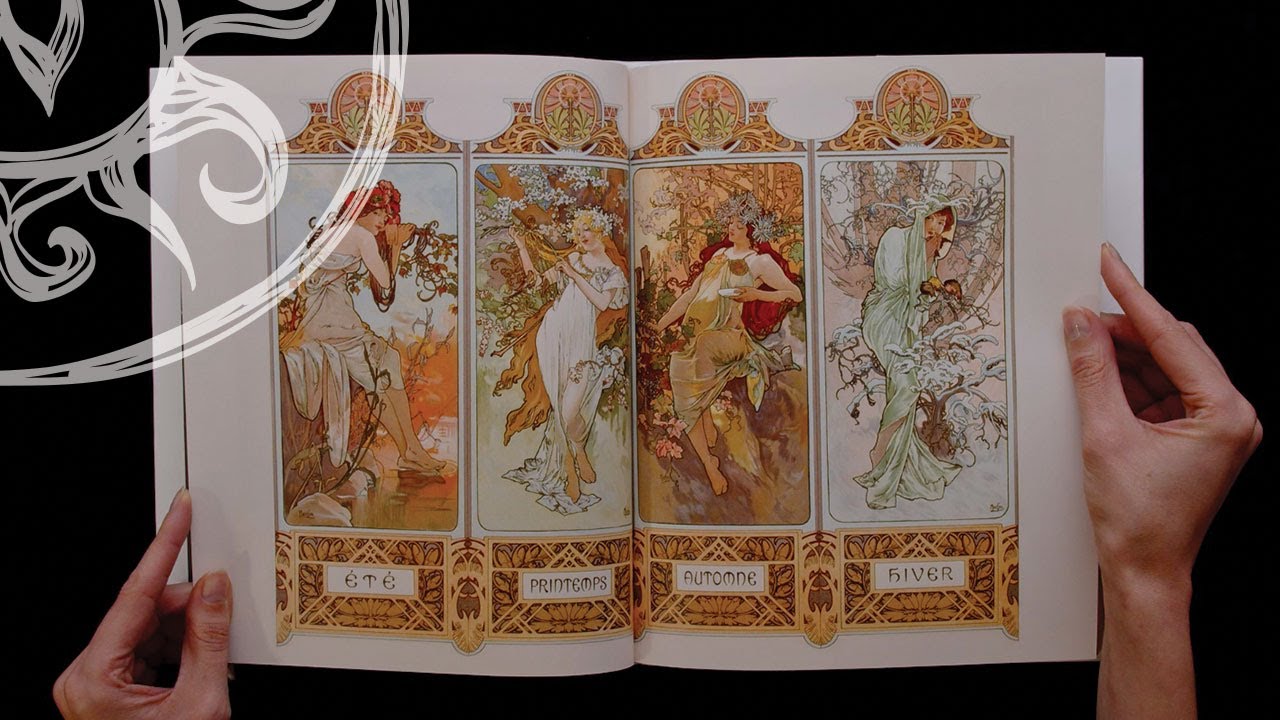 ALPHONSE MUCHA by Tomoko Sato TASCHEN (Book Flip Through)
