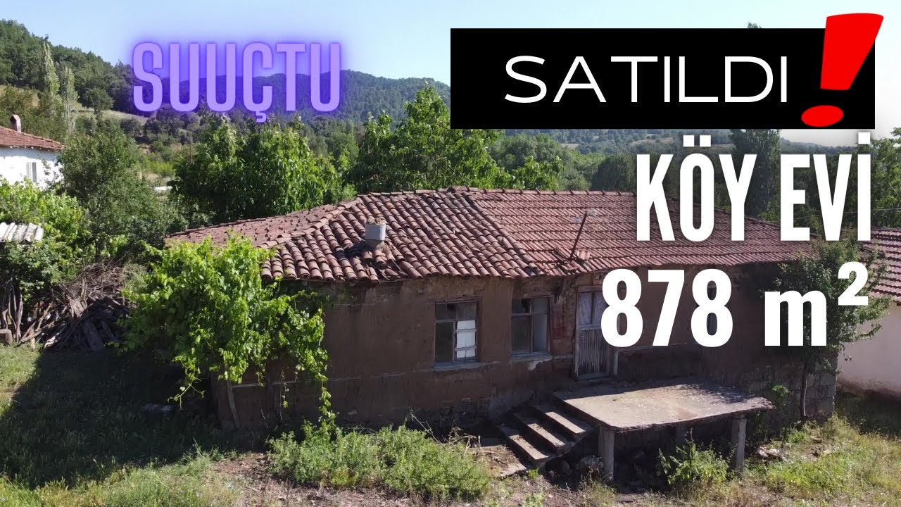 [ SATILDI ] 878 m² ARSA İÇERİSİNDE KERPİÇ KÖY EVİ SUUÇTU KÖYÜ YENİCE ÇANAKKALE