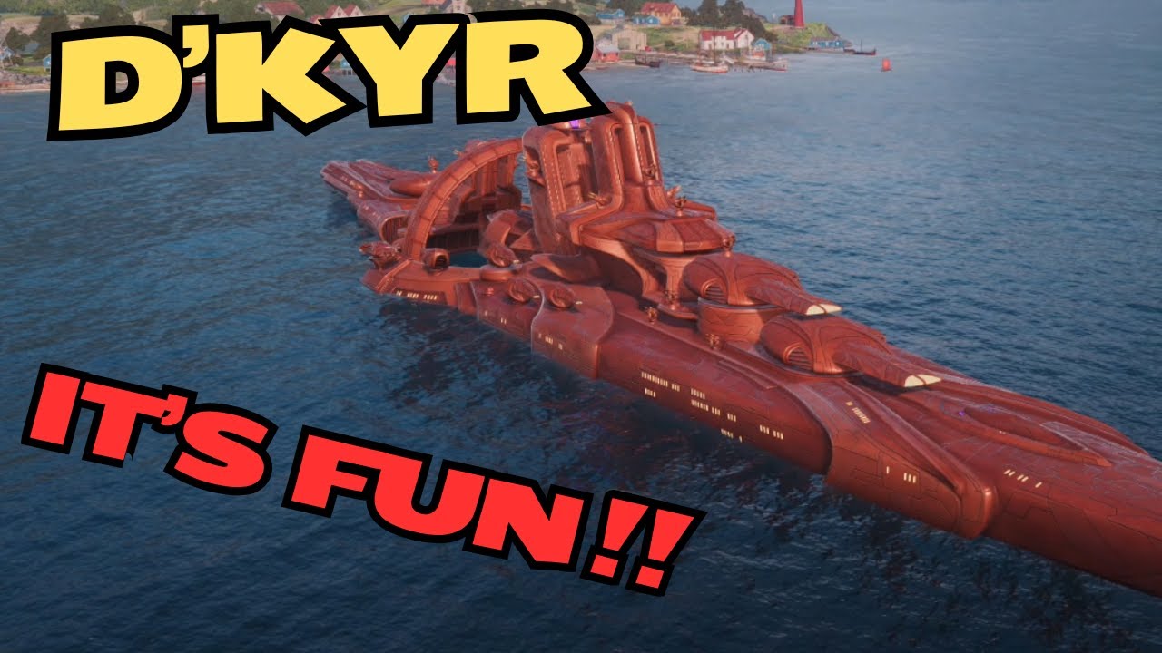 D'KYR — французский линкор 6-го уровня из коллаборации со Star Trek — World of Warships Legends