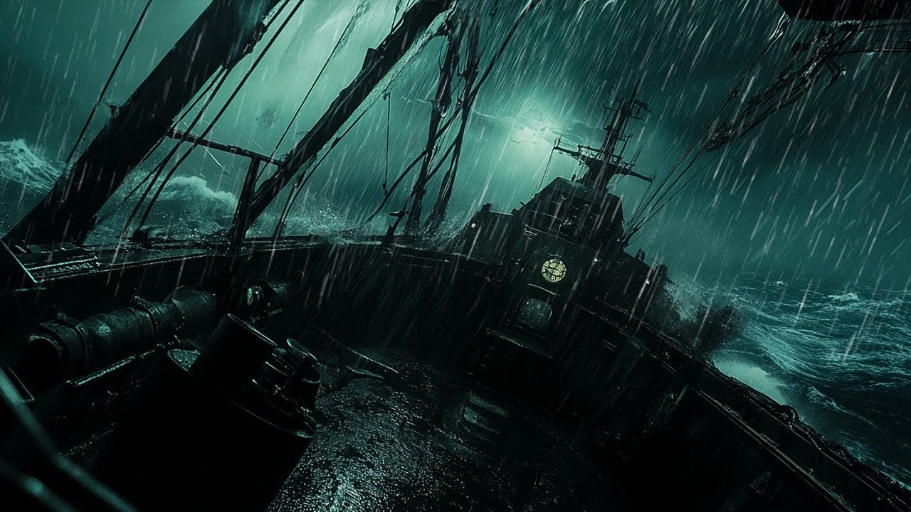 Relax with the Sound of Rain and Thunder At Sea | Soothing Ocean Wave Sounds to Relieve Stress 😴