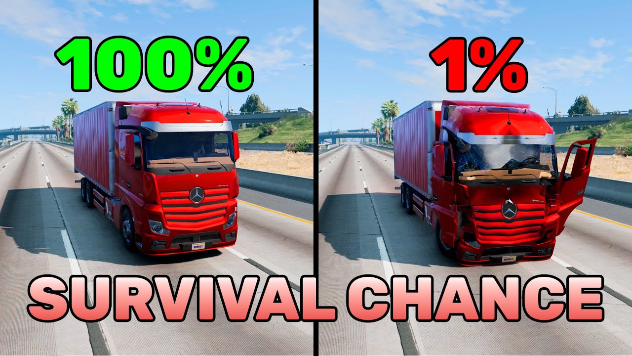 BeamNG.drive Realistic Crashes #16 | Epic Survival Chance Test
