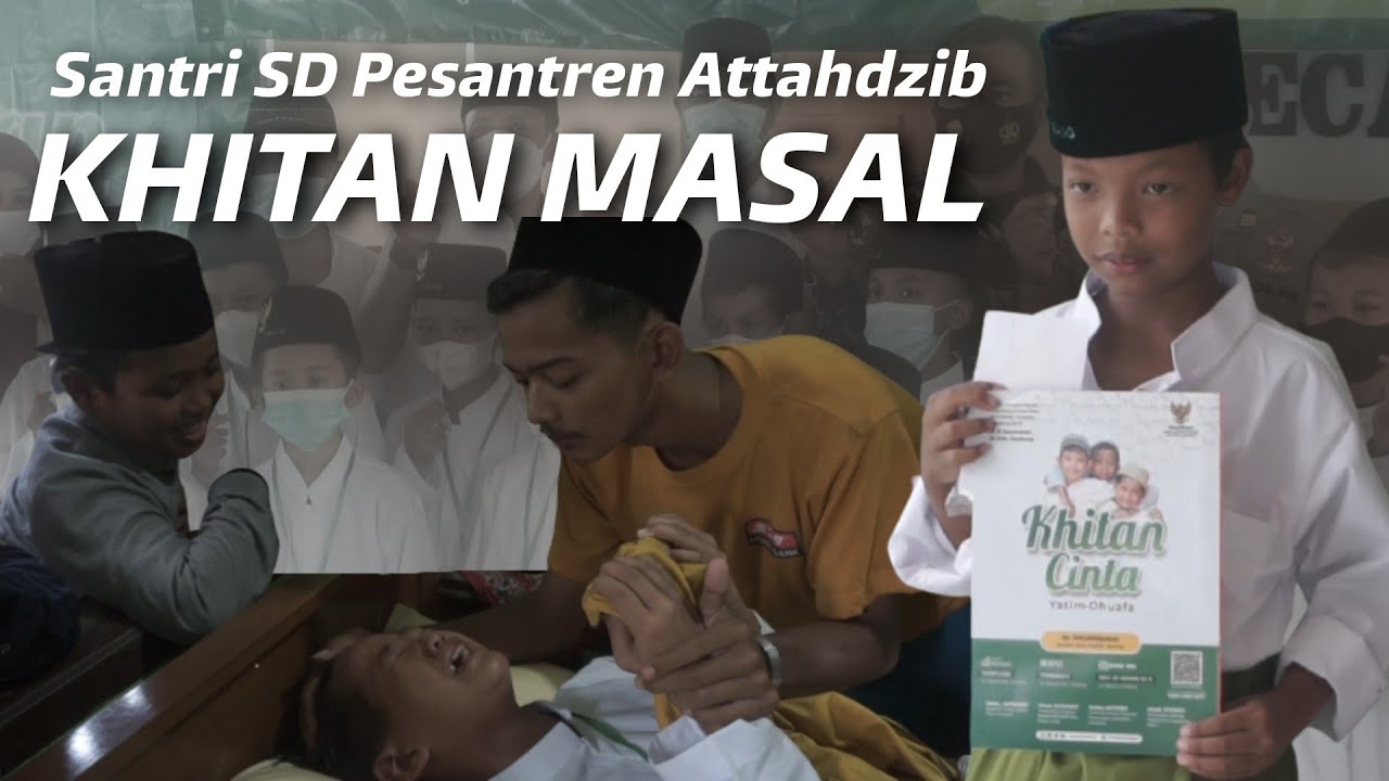 Santri SD Attahdzib ikut Sunat Masal