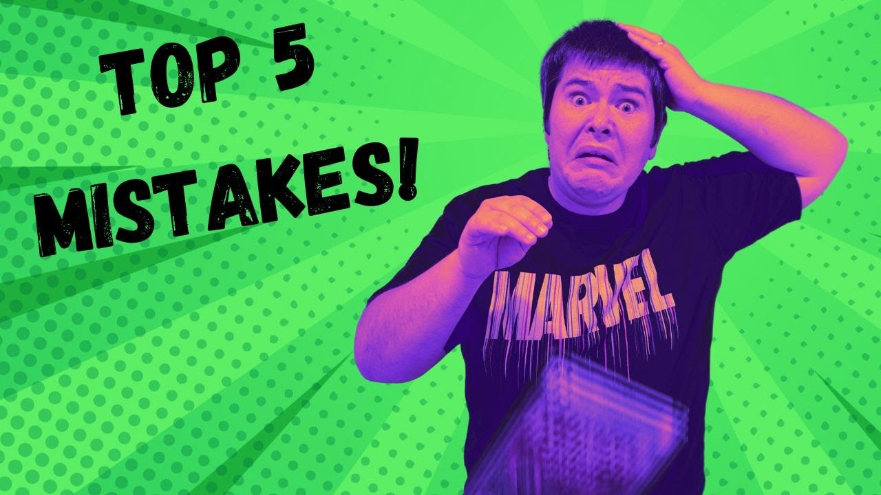 MISTAKES to AVOID when Comic Book Collecting - My Top 5 😬