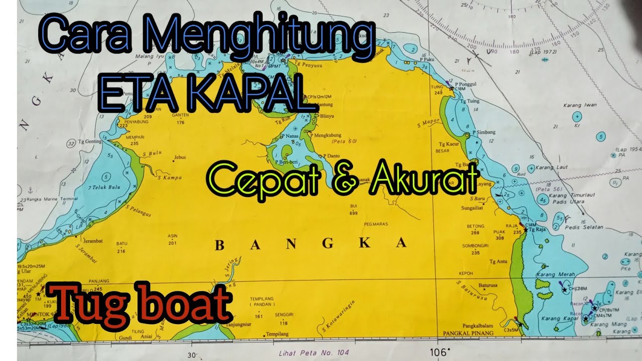 CARA MENGHITUNG ETA KAPAL || Cepat & Akurat || dunia pelaut
