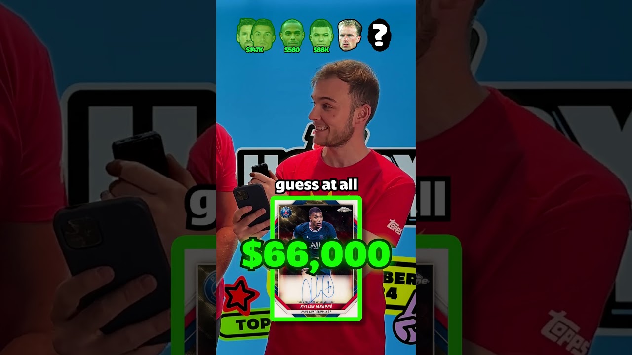 Can an Arsenal legend guess the price of football cards? ⚽ #football #footballcards #rayparlour