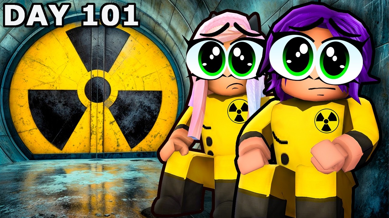 We Survived 101 Days in Nuclear Bunker! | Roblox