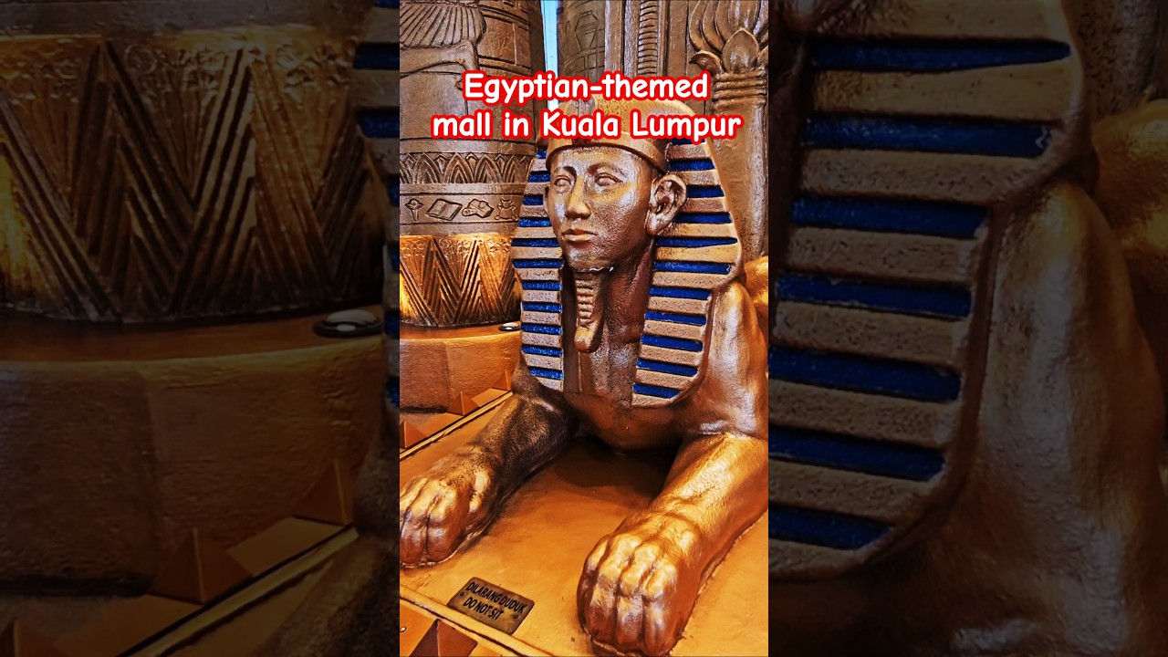 Egyptian vibes at Sunway Pyramid mall | Kuala Lumpur | Malaysia