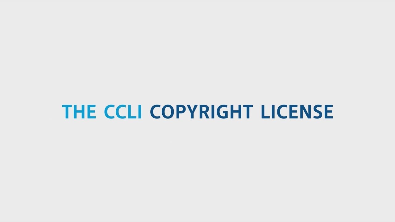 The CCLI Church Copyright License