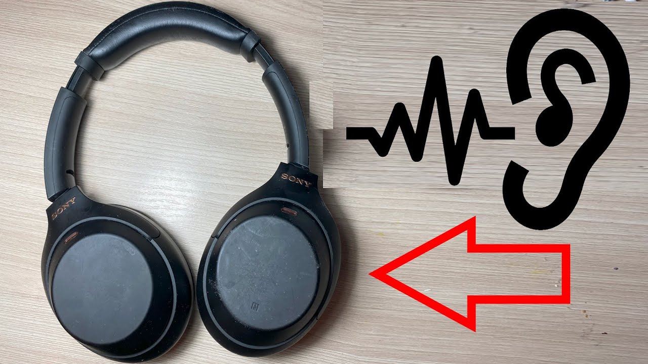 Шум в правом или левом ухе наушников с шумоподавлением Sony WH-1000XM4 Как починить ?