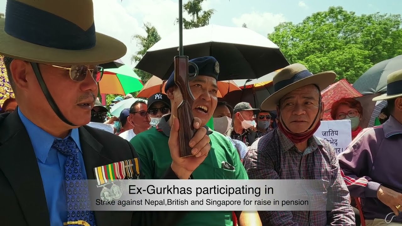 Strike against the British, Singapore and Nepal Government | Demands of Ex-Gurkhas of GCSPF