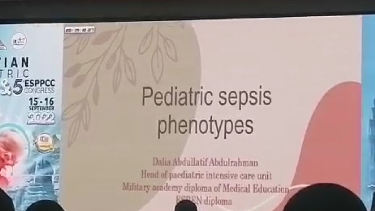 Pediatric Sepsis Phenotypes Prof Dalia Abdullatif