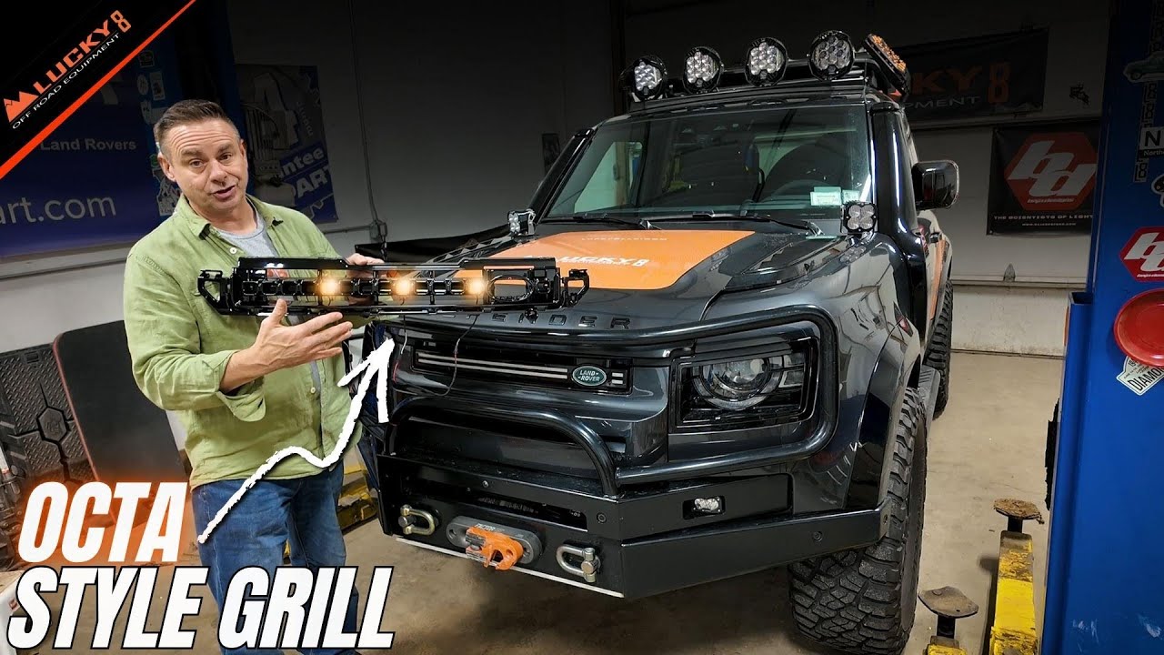 Установите решетку Octa Style на свой Defender L663 | Пошаговое руководство с Джастином из Lucky8