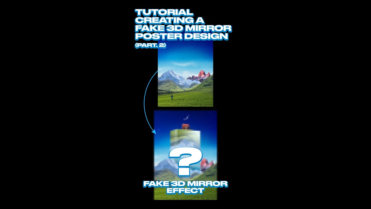 How to make a #glasseffect poster design - Part 2
