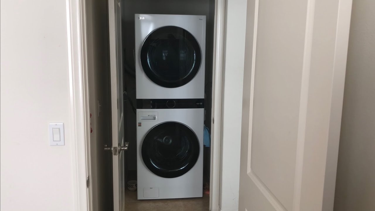 LG Wash Tower in action