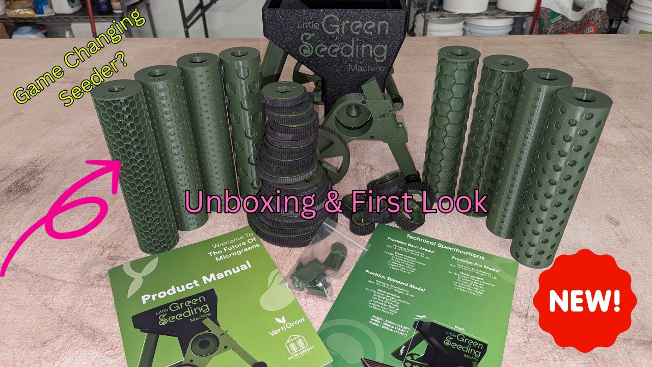 Unboxing the Game-Changing Microgreens Seeder!