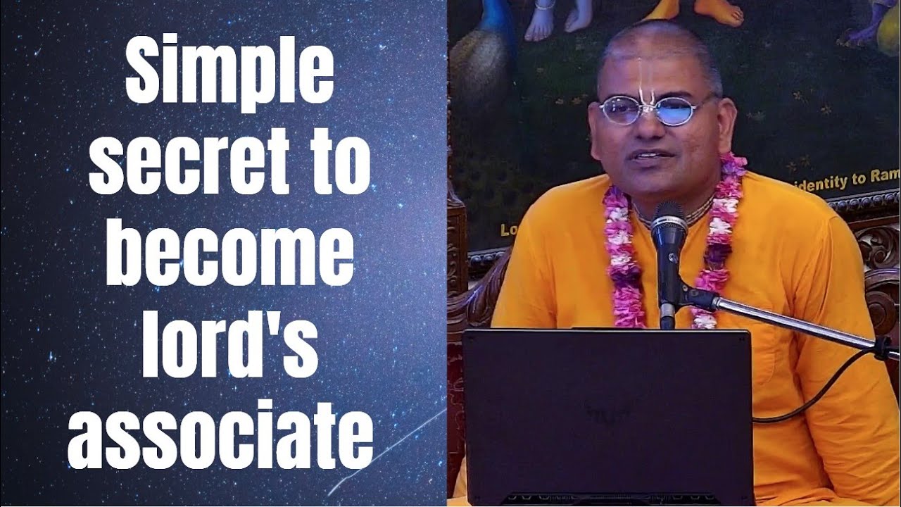 H.G. Acharya Ratna Prabhu |Simple secret to become lord's associate | ISKCON Chowpatty.