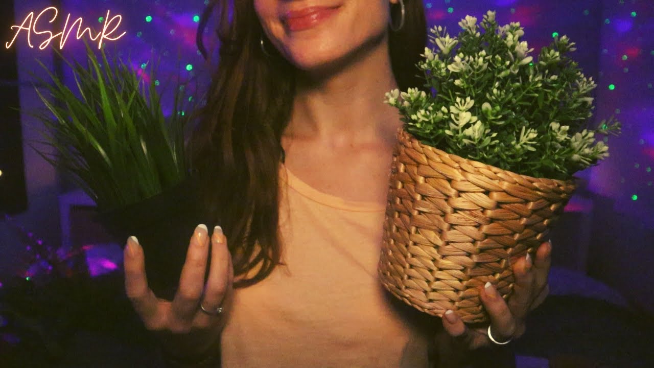 ASMR for Charity | Fake Plant Scratching and Tapping