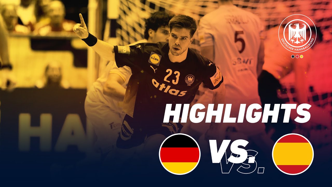 🏆 EHF EURO Vorrunde 🇩🇪🇪🇦 | Zum Genie&szlig;en: Die Highlights zum Spiel 🍿