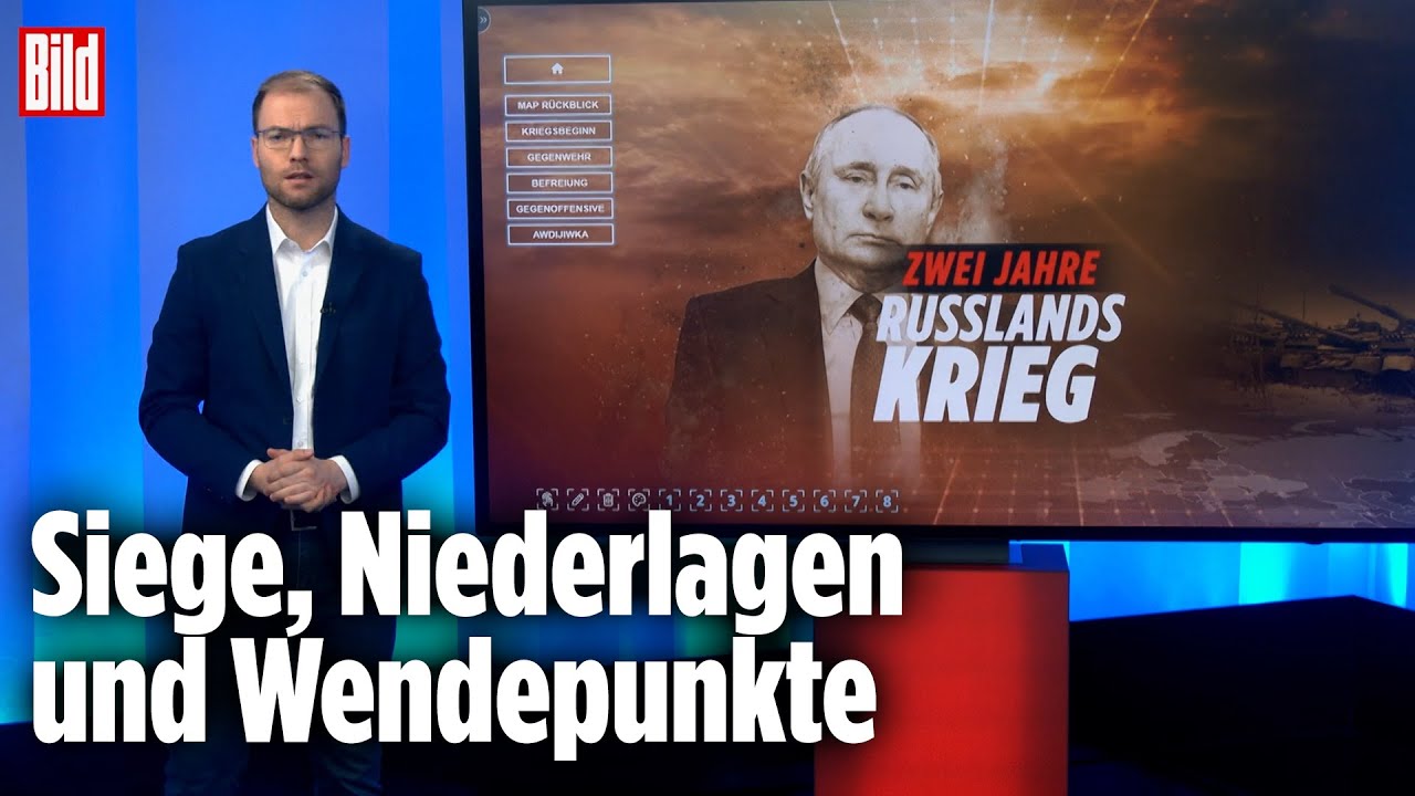 Zwei Jahre Ukraine-Krieg | BILD-Lagezentrum