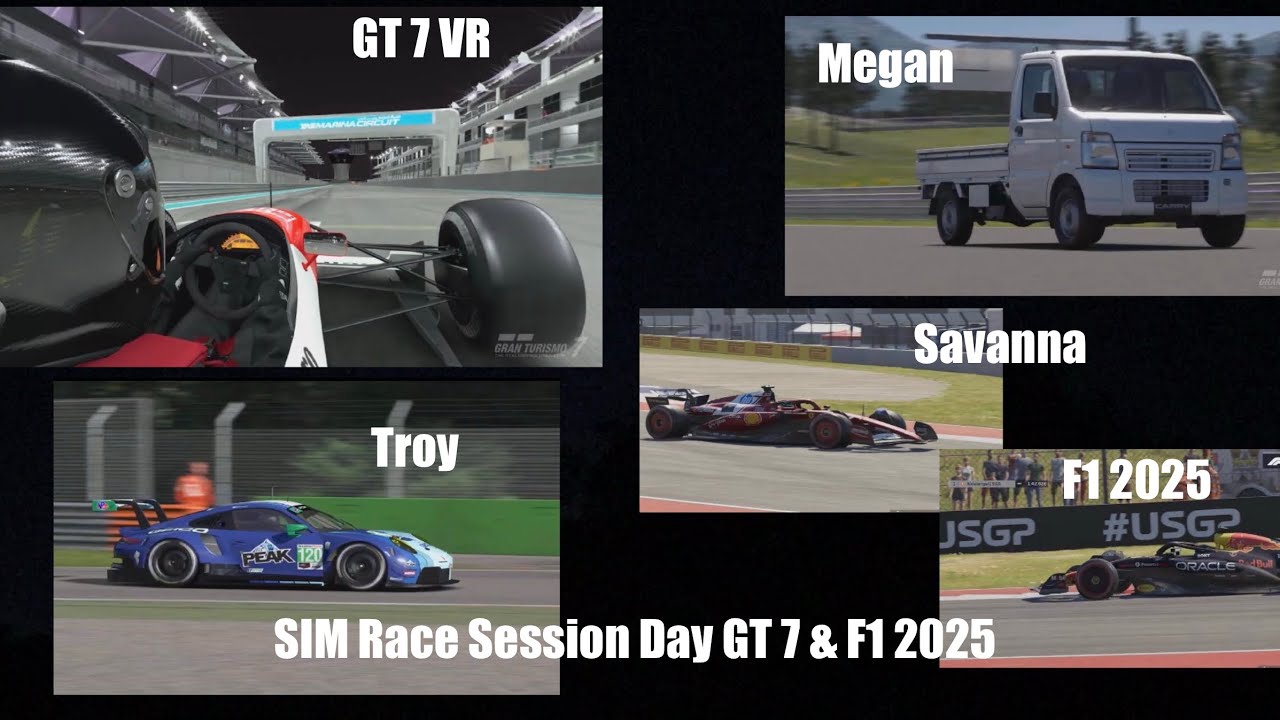 Sim Race Session Day GT7 & F1 2025