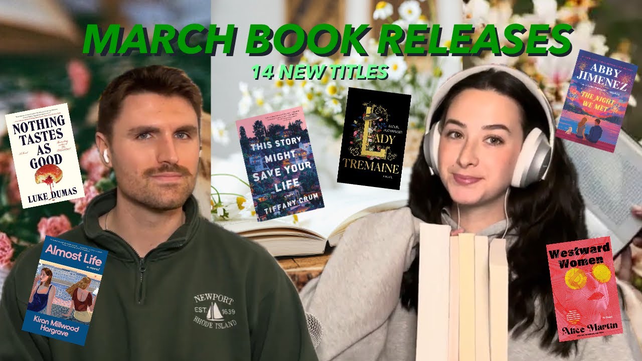 14 March book releases you NEED on your TBR | romance￼, horror, thriller, litfic & more ✨🍀