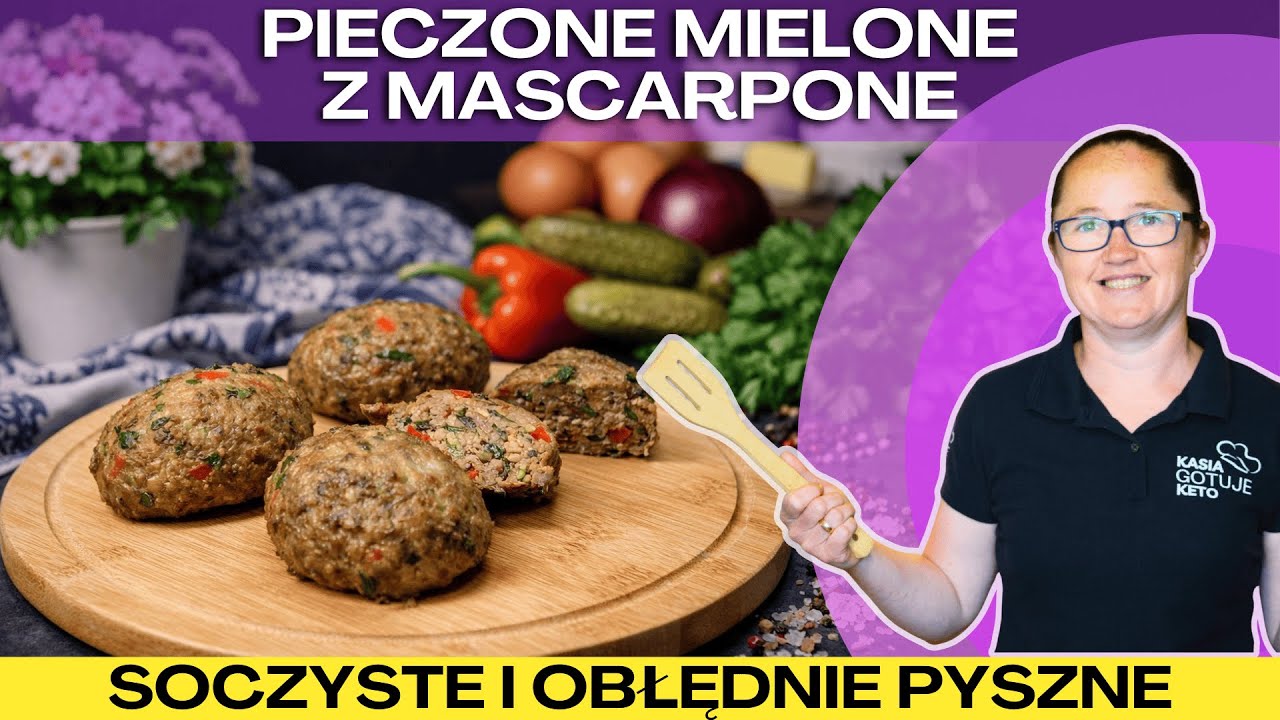 MIĘSNE KOTLECIKI Z MASCARPONE - PROSTY PRZEPIS Z PIEKARNIKA!