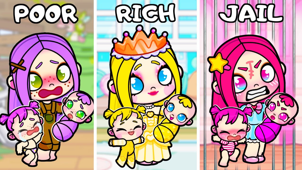 Des Triplées Séparées A La Naissance 🍼👶🏻Histoire Triste | Avatar World | Toca Life World
