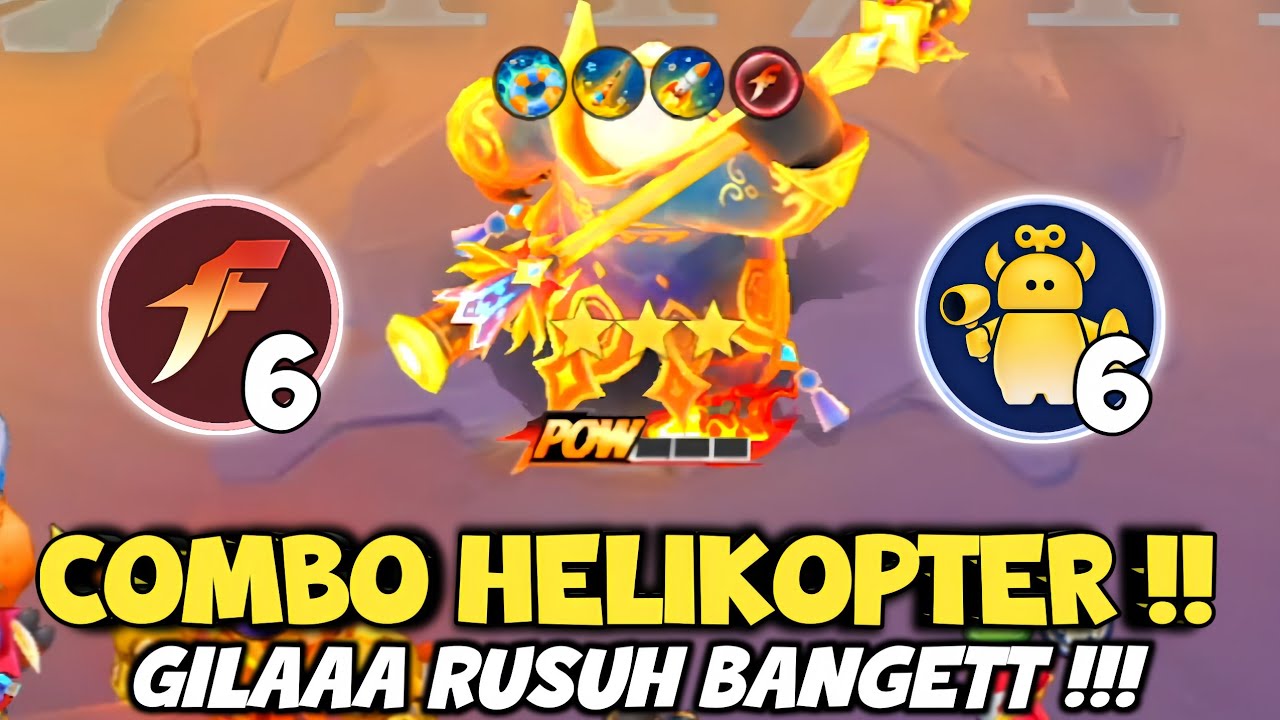 AKAI BINTANG 3 KOF !! META HELIKOPTER !! MAGIC CHESS GOGO COMBO TERKUAT