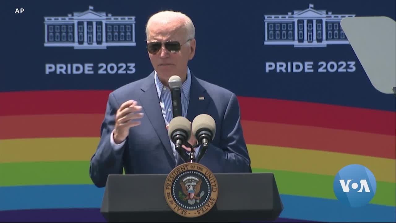 Biden Boosts LGBTQ Pride Month With White House Celebration | VOANews