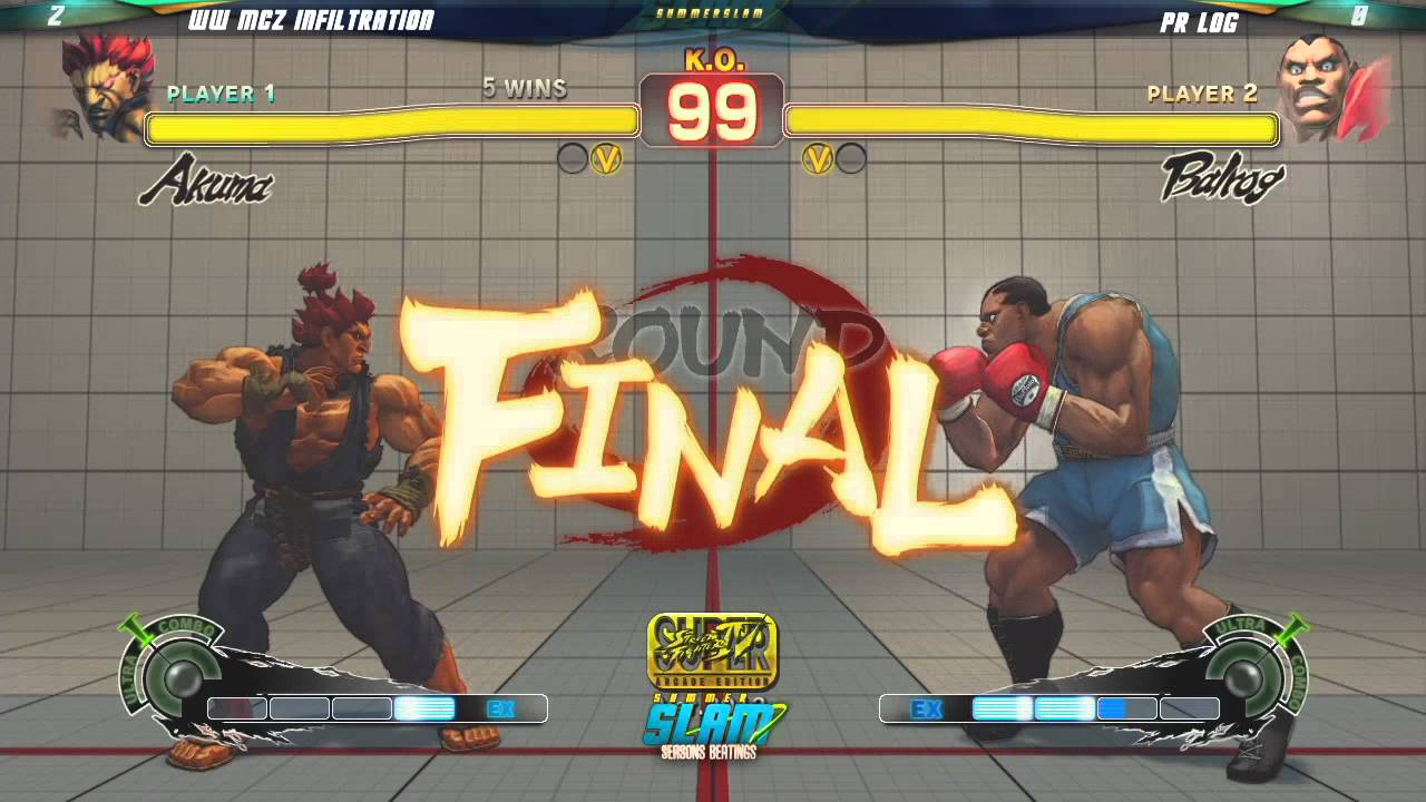 SB:Summer Slam SF4AE WW.MCZ Infiltration vs PR Balrog