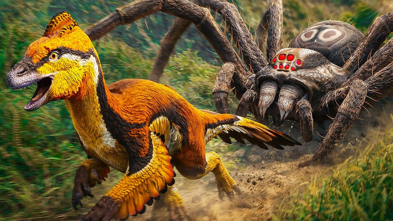 OGROMNY PAJĄK polujący na DINOZAURY… Path of Titans