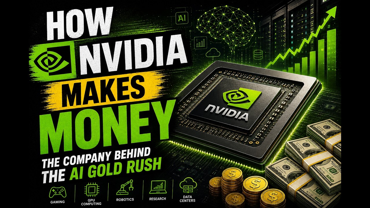 How NVIDIA Makes Money | The Business Behind the AI Gold Rush #ai #nvidia #business #money