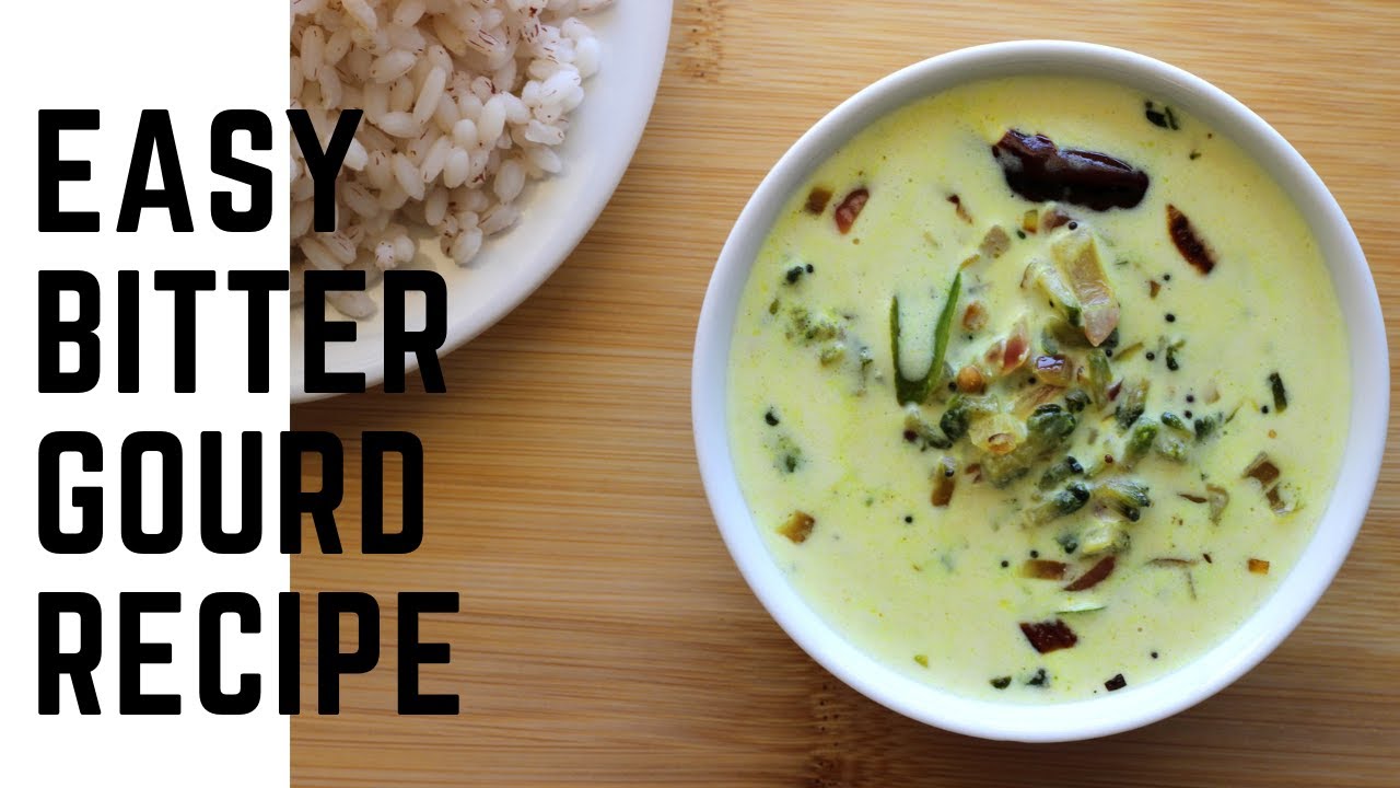 Easy bitter gourd recipe South Indian style | Karela recipe that's not bitter!