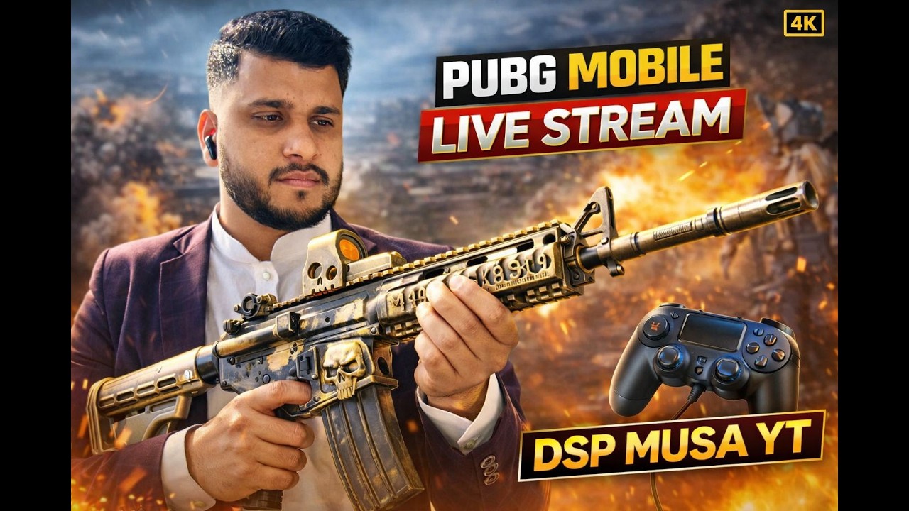 i9-14900K RTX 5060 8GB | PUBG Mobile LIVE Stre | DSP Musa #pubg #livestream #bgmi #shorts