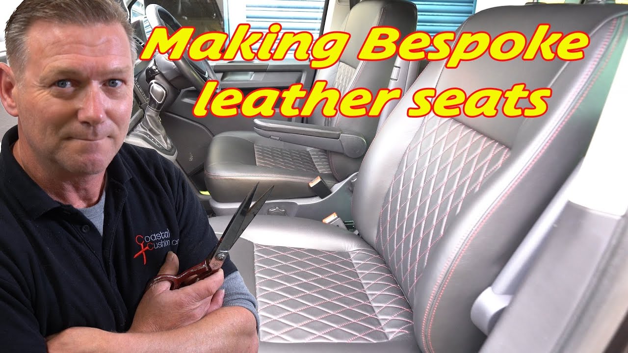 I made these bespoke leather seats for a VW T6 Transporter. Auto upholstery