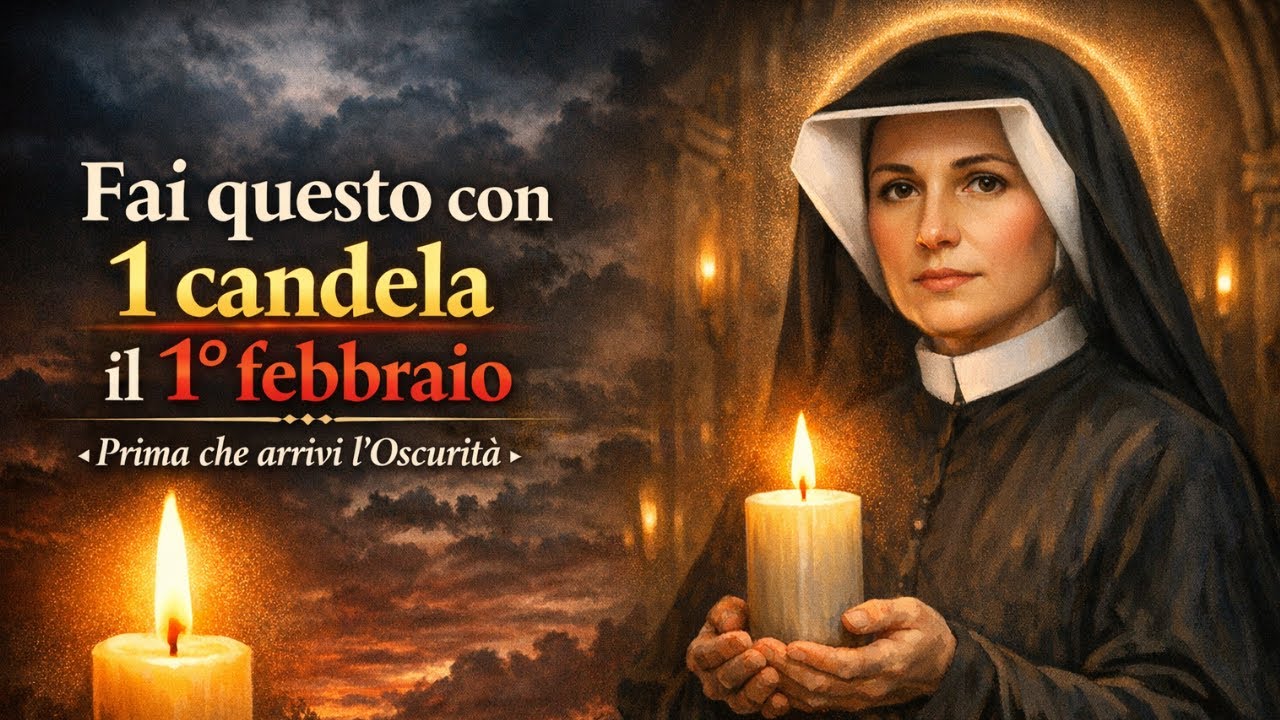 Fai questo con una candela il 1° febbraio, vigilia della Candelora  – Santa Faustina