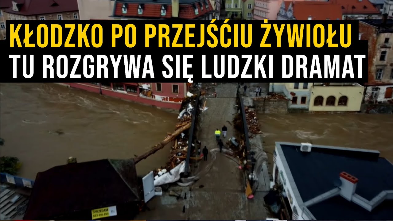 Trudna sytuacja w Kłodzku. Żywioł nie oszczędził tu nikogo