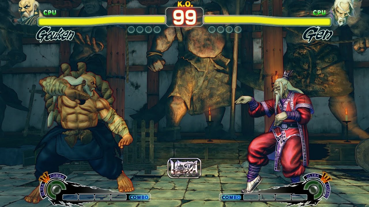 Gouken vs Gen! Magnificent CPU Encounter!