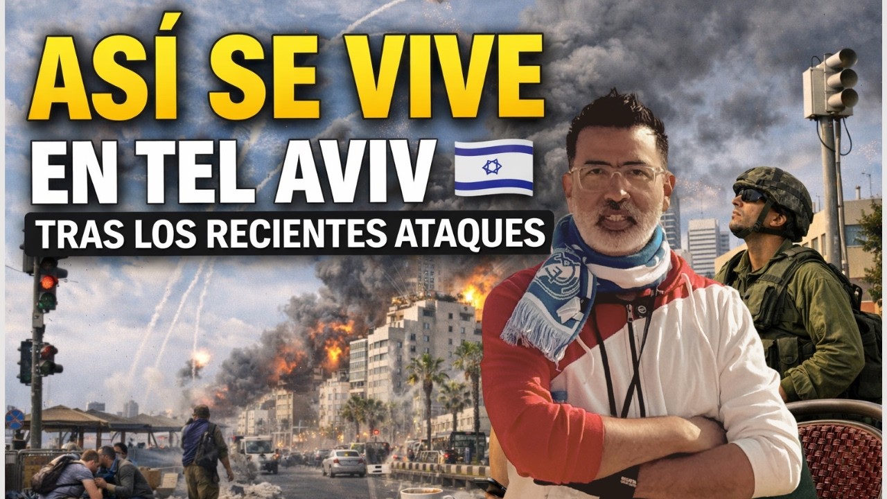 Dentro de Tel Aviv después del ataque: la vida cotidiana
