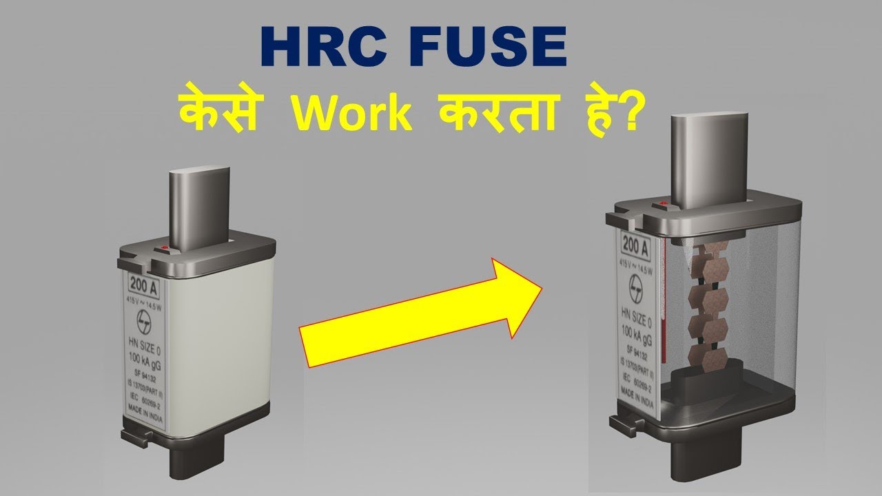 [3D] HRC FUSE केसे work करता हे? /HRC fuse Construction and Working.