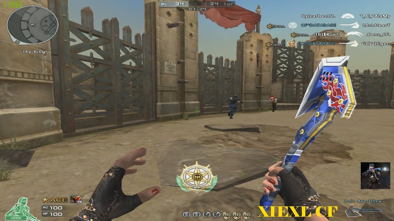CF XIEXL: B.C Axe-Ultra FFA Coliseum Knife Only GamePlay