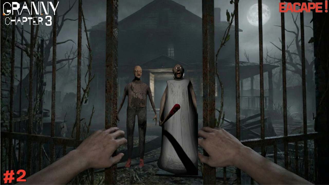 Door Escape From Granny House 😱 || GRANNY CH-3 || DOOR ESCAPED || #2 #gaming  #gameplay 