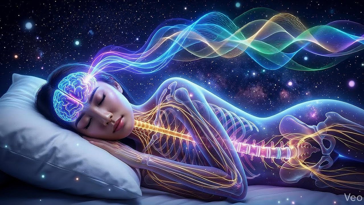 432Hz + 528Hz + 741Hz + 963Hz | Heal While You Sleep: Whole Body Regeneration, Eliminate Insomnia