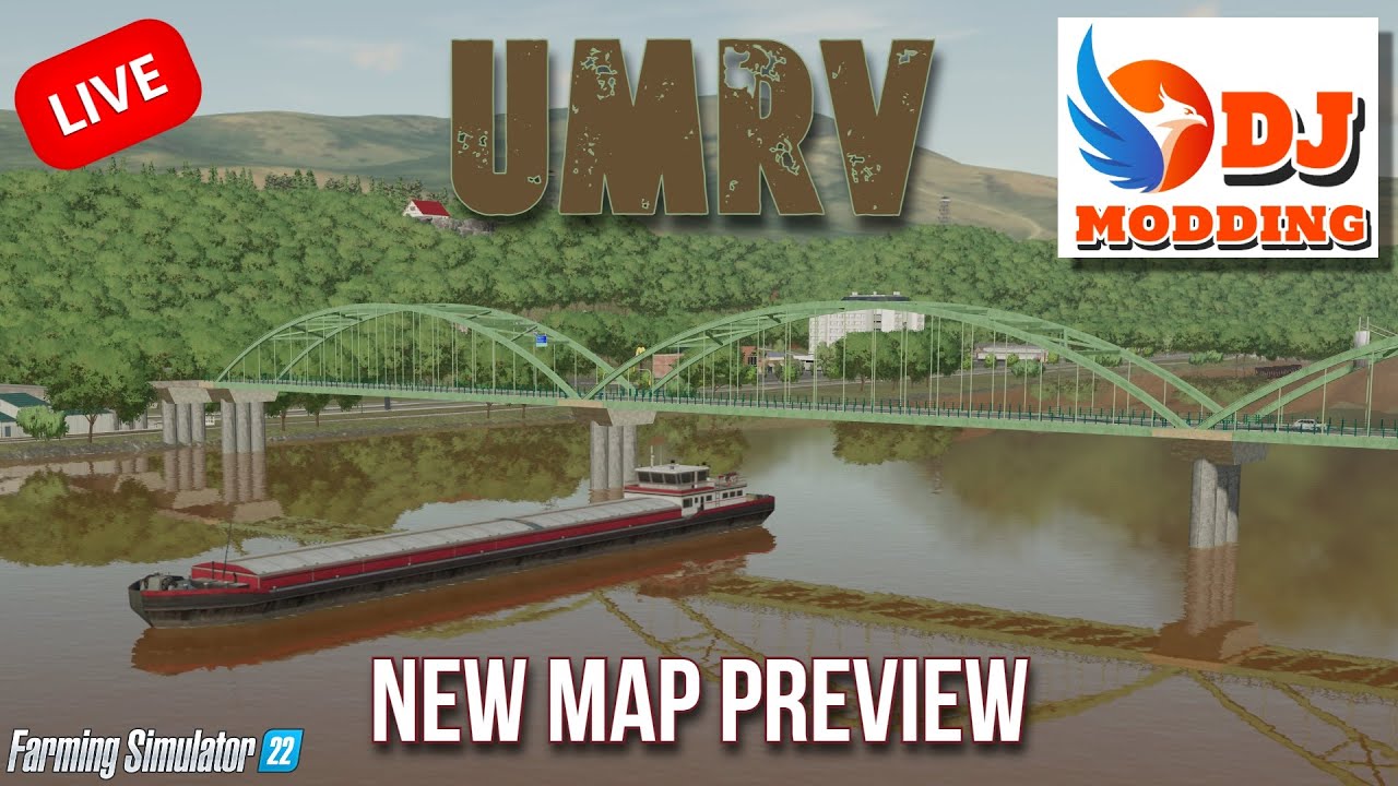 🔴LIVE🔴 UMRV 4x Map Tour \\ Farming Simulator 22