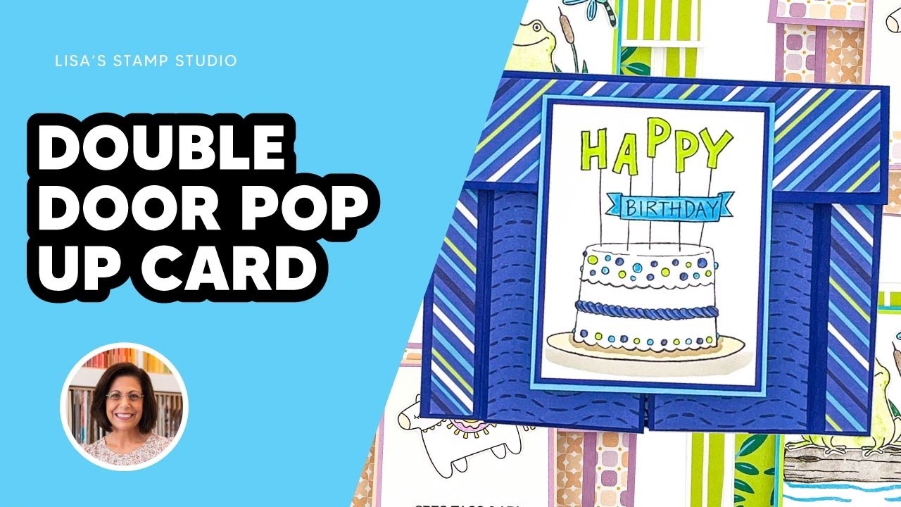 🔴Surprise & Delight with this Double Door Pop Up Birthday Card