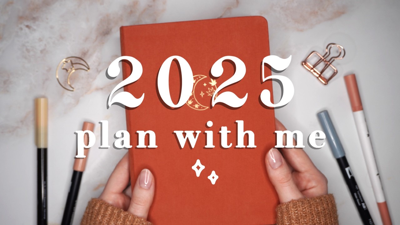 2025 bullet journal setup | plan with me 🧡
