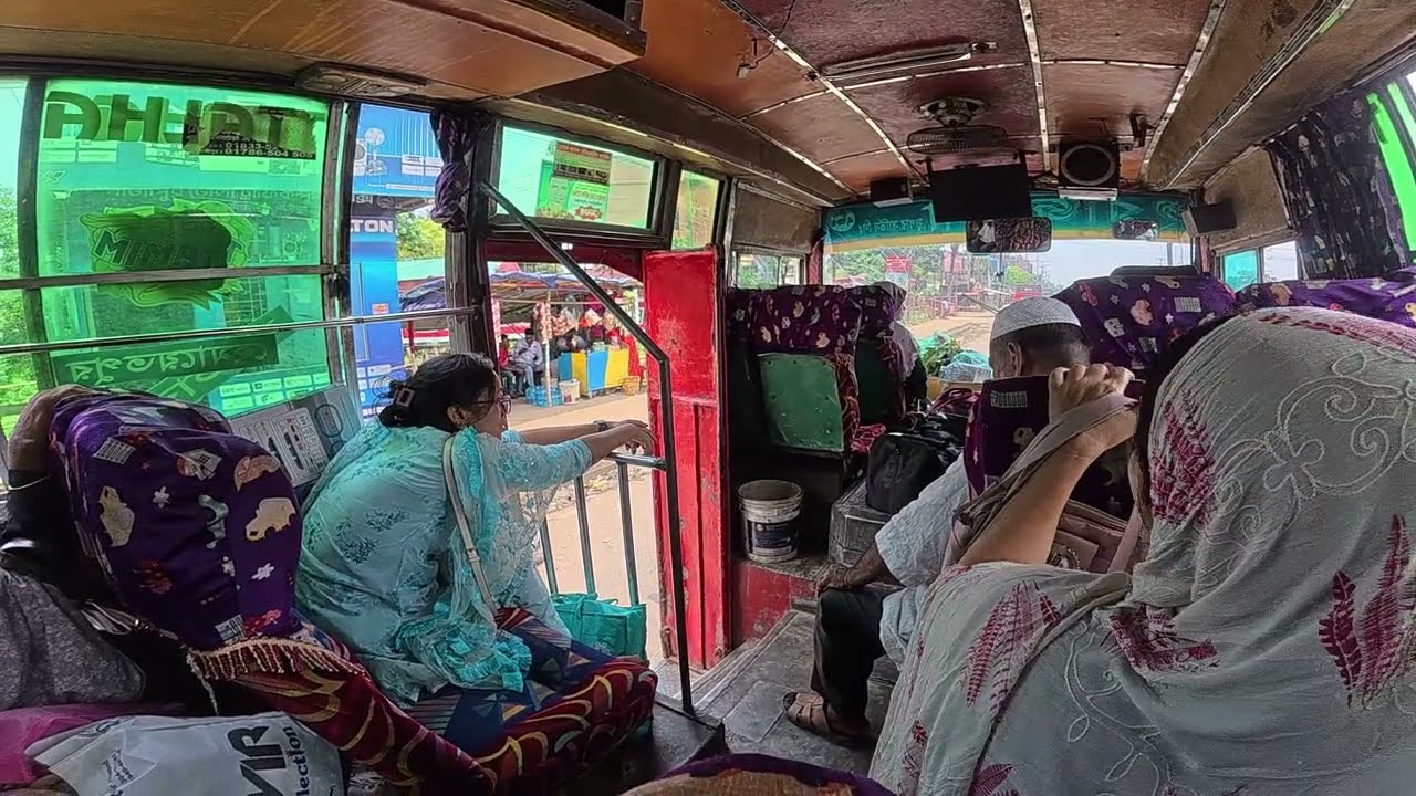 Poor Local Bus Journey | Real Life Crowded Bus Travel Experience